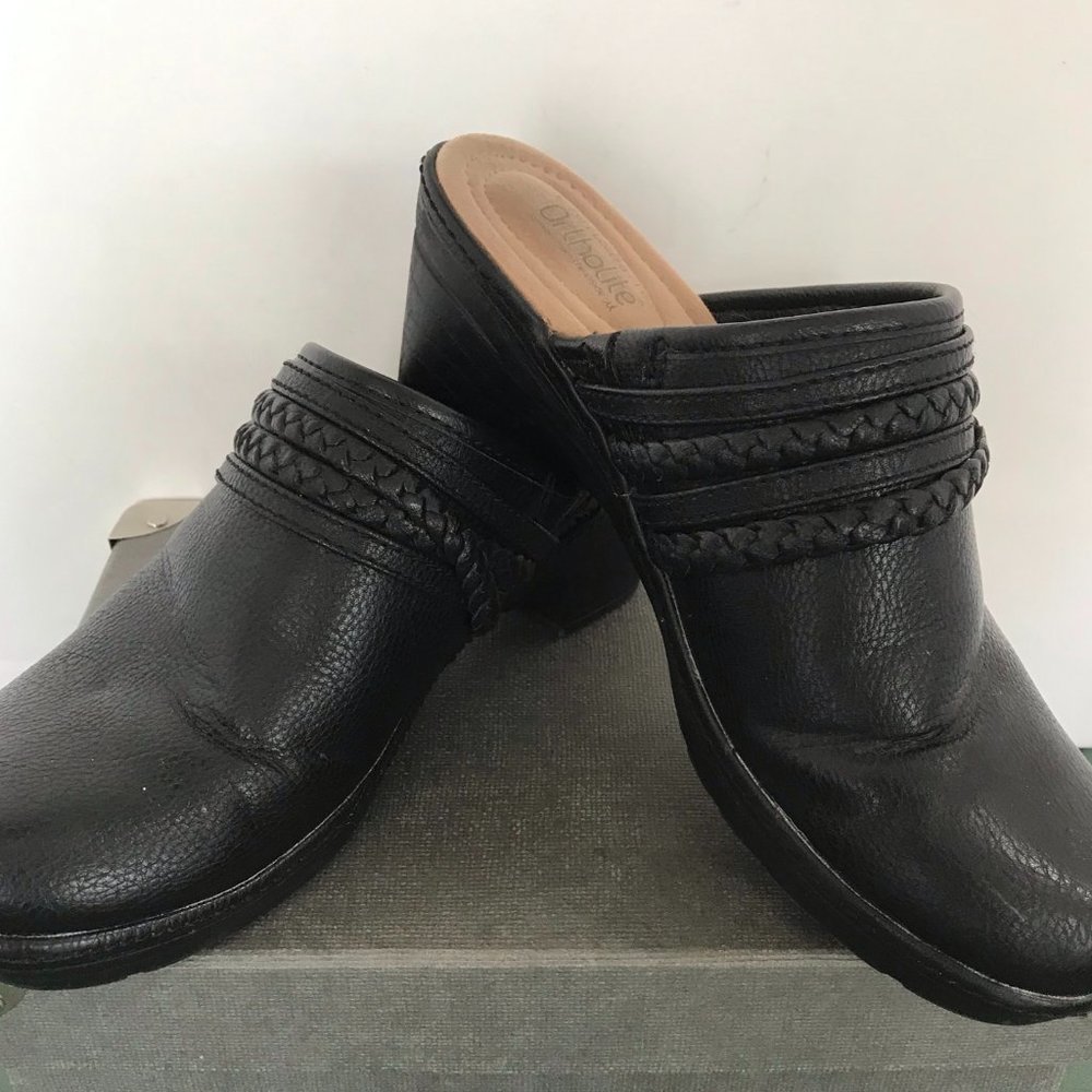 Craft & Barrow Black Clogs